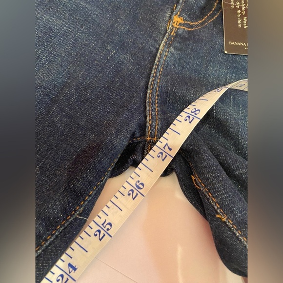 NWT Banana Republic Vintage Stretch Skinny Mid Rise Jeans Size 25 - Picture 11 of 11